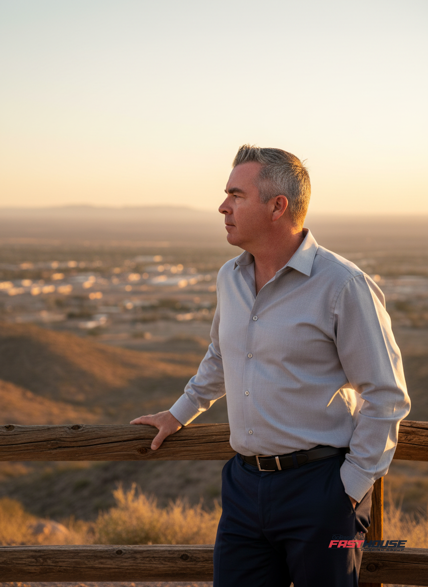 Generated example - Sunset portrait